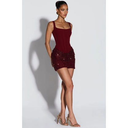 Robe Bustier Plissée de luxe