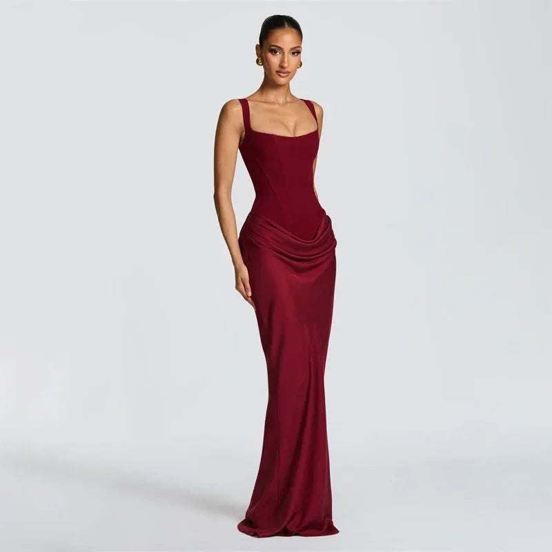 Robe Bustier Plissée de luxe