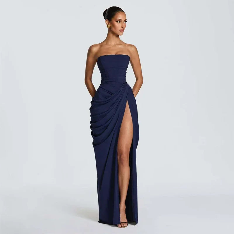 Robe Bustier Plissée de luxe