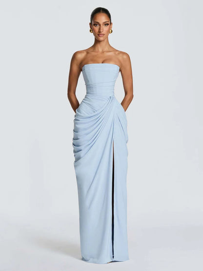 Robe Bustier Plissée de luxe