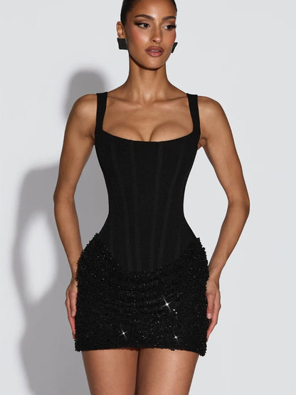 Robe Bustier Plissée de luxe