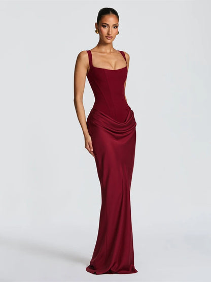Robe Bustier Plissée de luxe