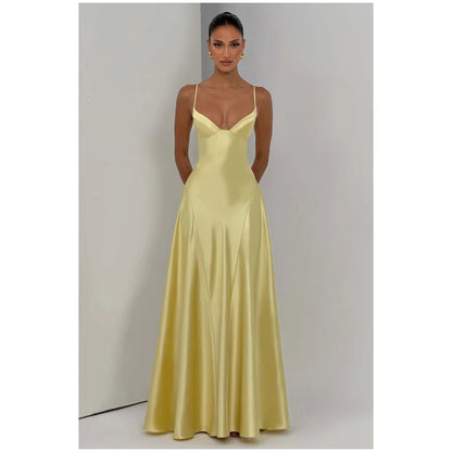 Robe Longue Sirène en Satin Froncé – Épaule Asymmétrique & Découpe | Coupe Slim Luxe 2026