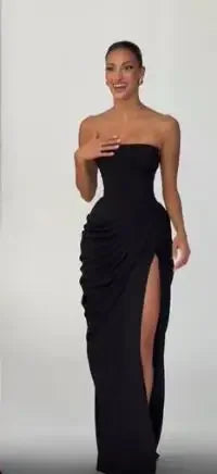 Robe Bustier Plissée de luxe