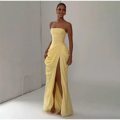 Robe Bustier Plissée de luxe
