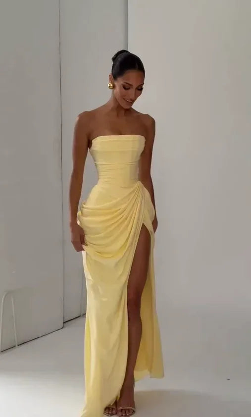 Robe Bustier Plissée de luxe