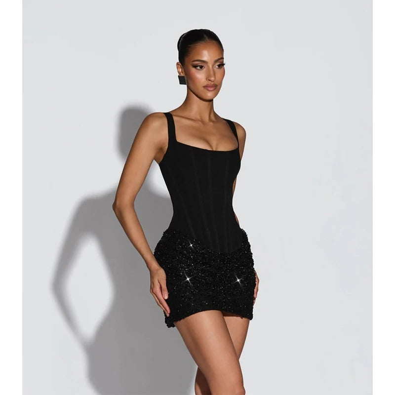 Robe Bustier Plissée de luxe