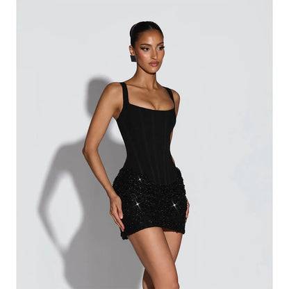 Robe Bustier Plissée de luxe