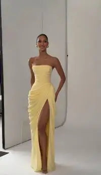 Robe Bustier Plissée de luxe