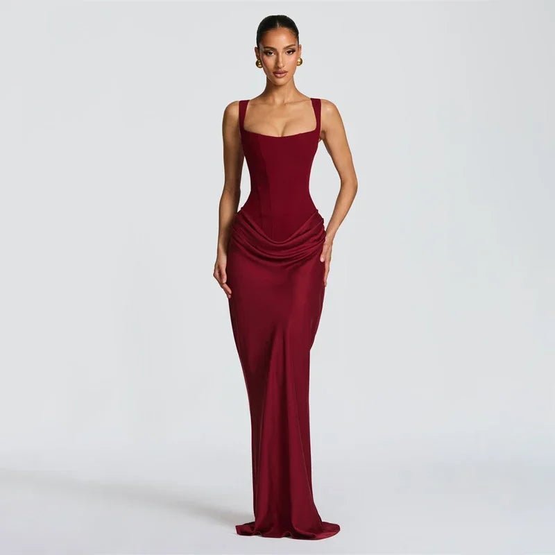Robe Bustier Plissée de luxe