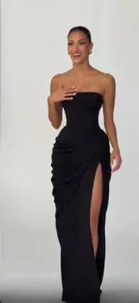 Robe Bustier Plissée de luxe