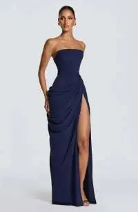 Robe Bustier Plissée de luxe