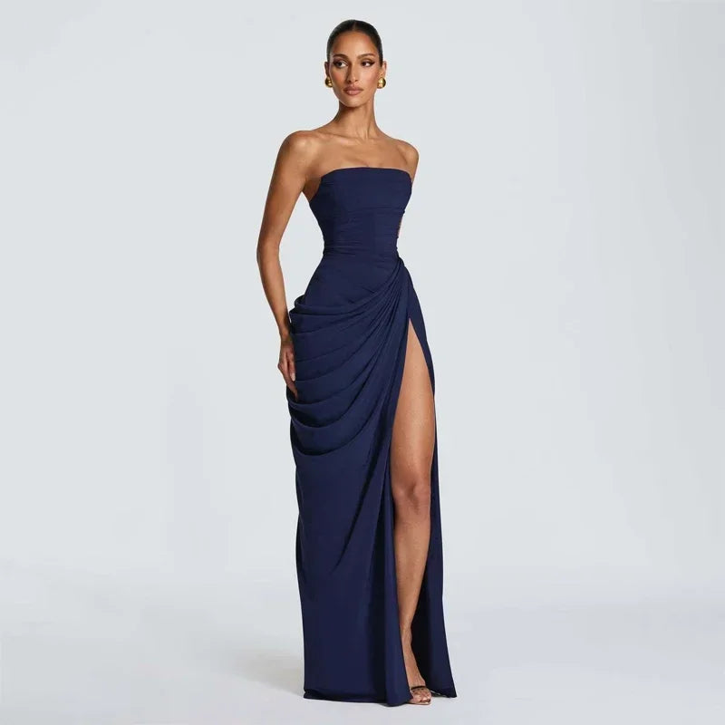 Robe Bustier Plissée de luxe
